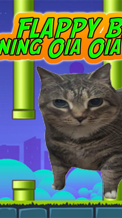 Flappy Bird Spinning Oia Oia Cat