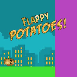 Flappy Potatos Online arcade Games on taptohit.com