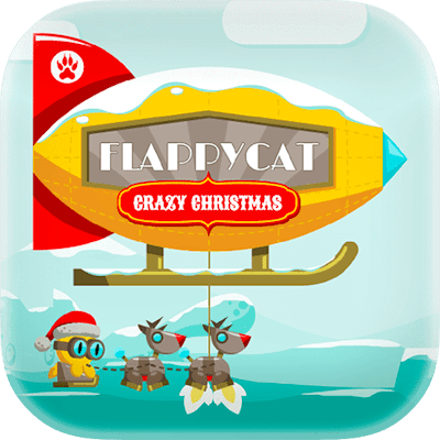 FlappyCat Crazy Christmas By Gamepix