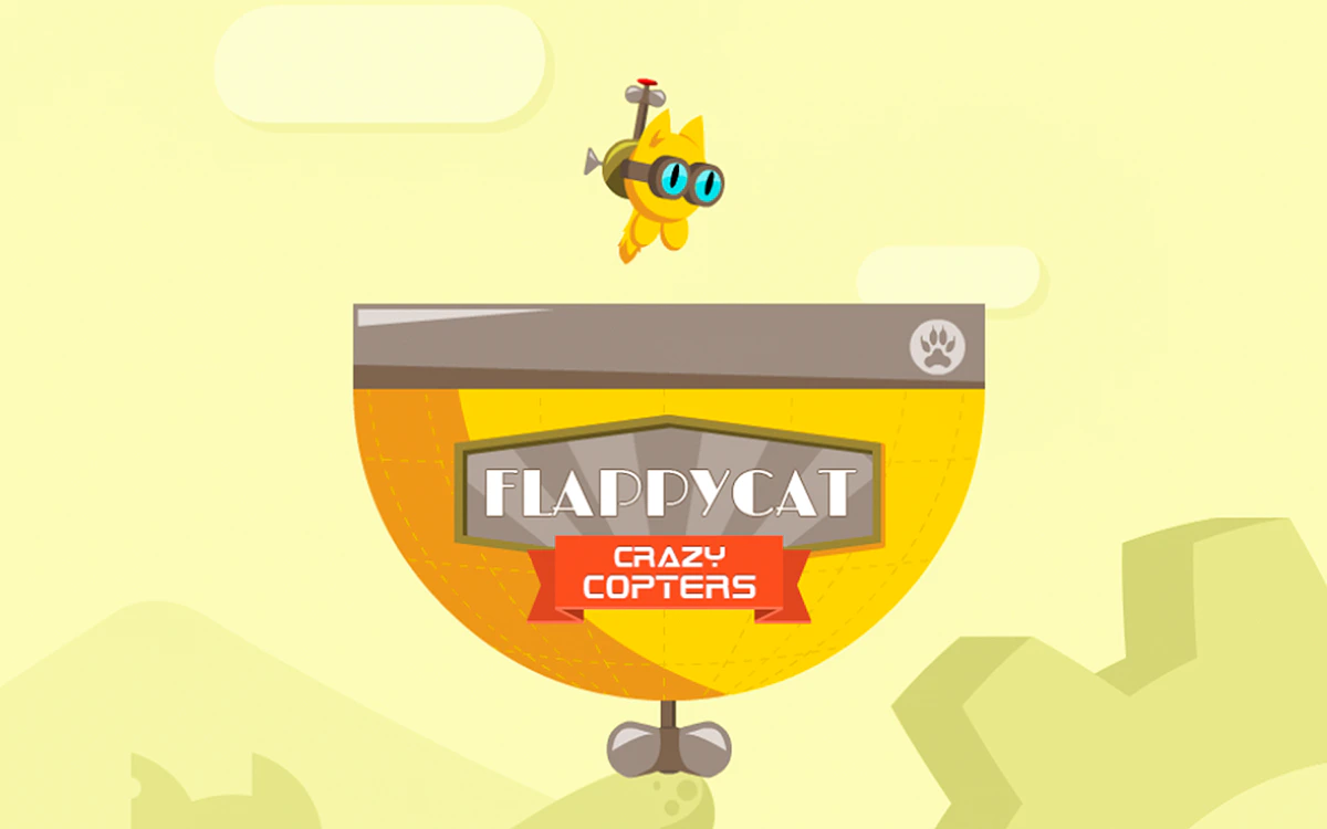 Play FlappyCat Crazy Copters — free online Arcade game