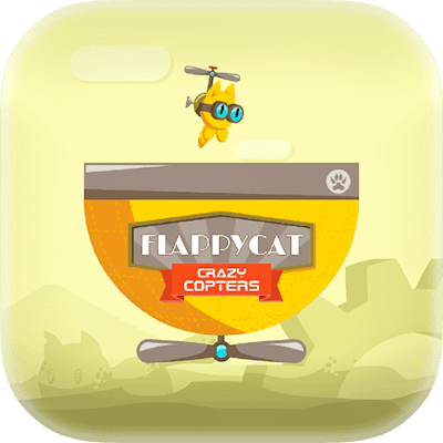 FlappyCat Crazy Copters By Gamepix