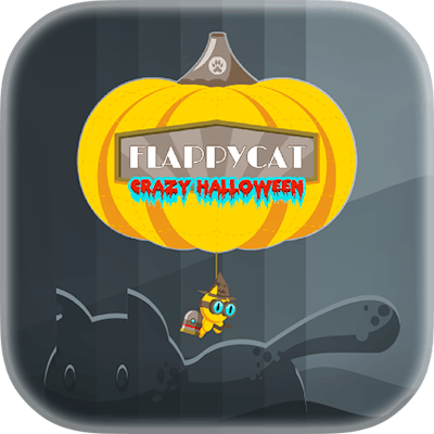 FlappyCat Crazy Halloween By Gamepix