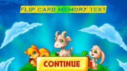 Flip Card Memory Test