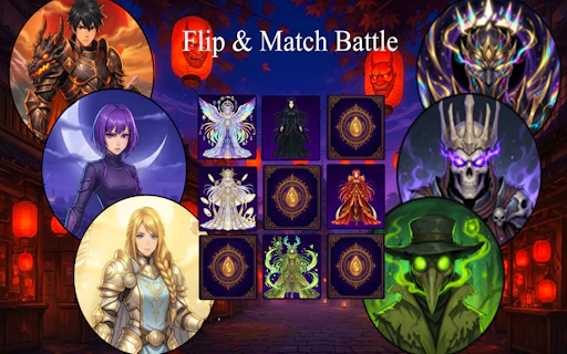 Flip & Match Battle oyun görseli