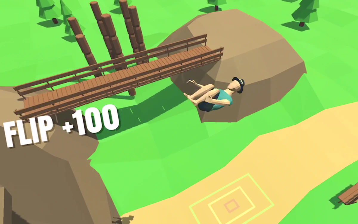 Play Flip Trickster - Parkour Simulator — free online Sports game