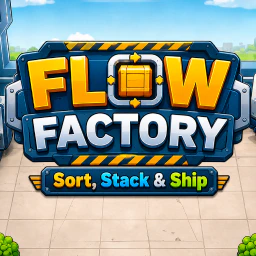 Flow Factory Online – Sort, Stack & Ship Packages Game