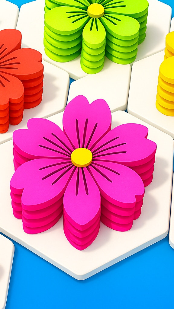Flower Hexa Puzzle