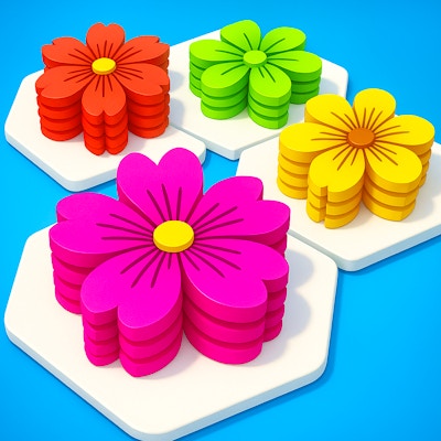 Flower Hexa Puzzle By Gamepix