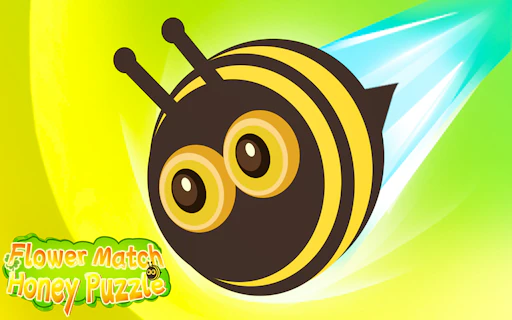 Flower Match Honey Puzzle