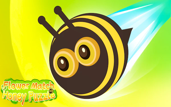 Flower Match Honey Puzzle