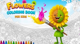 Flowers Coloring Book for Kids