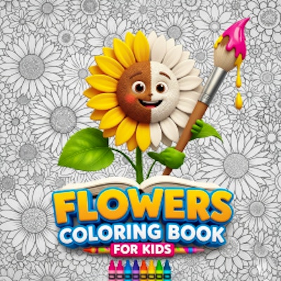 Flowers Coloring Book for Kids By Gamepix