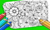 Flowers Coloring Game for Adults