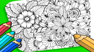 Image for Flowers Coloring Game for Adults