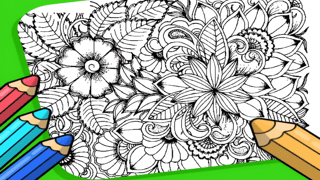 Flowers Coloring Game For Adults