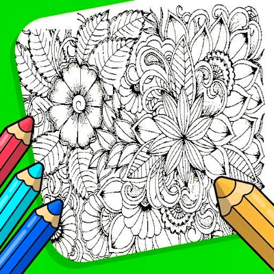 Flowers Coloring Game for Adults By Gamepix