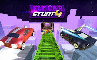 Fly Car Stunt 4 game cover