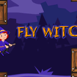 Fly Witch Online arcade Games on taptohit.com