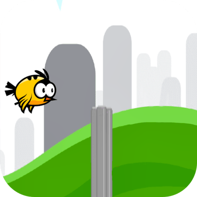 Flying Bird By Gamepix