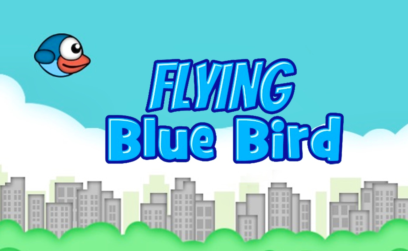 Flying Blue Bird