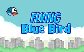 Flying Blue Bird