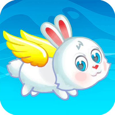 Flying Bunny By Gamepix