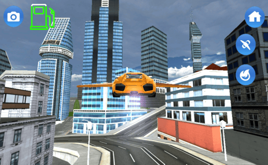 Flying Car Driving Simulator on LittleGames