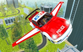 Flying Car Game Police Games