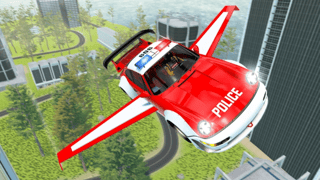 Flying Car Game Police Games game cover