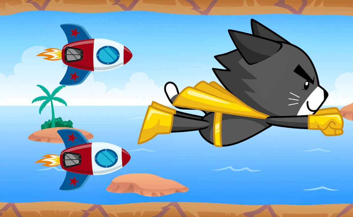 Play Flying Cat — free online Adventure game