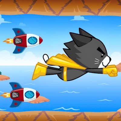 Flying Cat By Gamepix