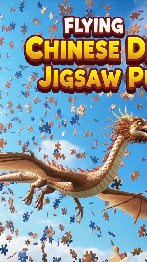 Flying Chinese Dragon Jigsaw Puzzles