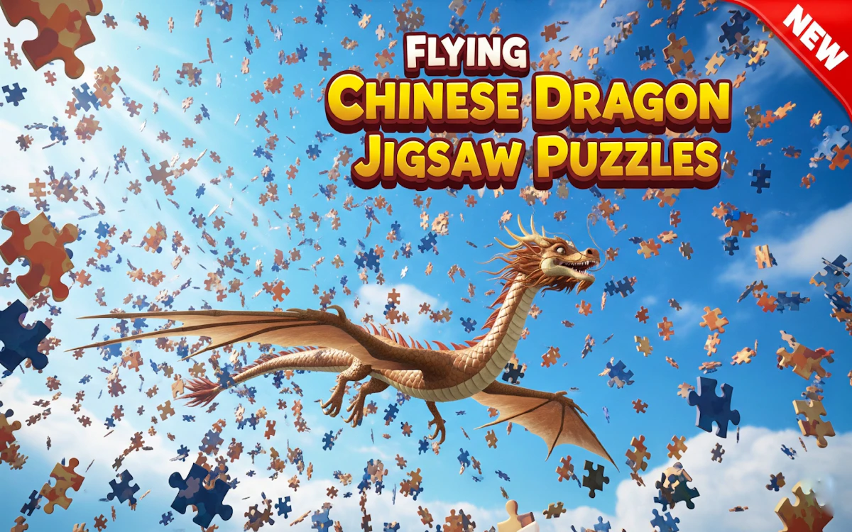 Play Flying Chinese Dragon Jigsaw Puzzles — free online Jigsaw Puzzles game