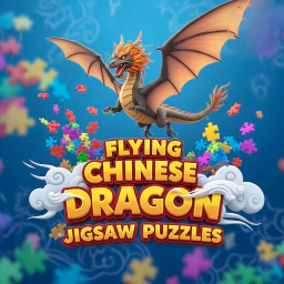Flying Chinese Dragon Jigsaw Puzzles