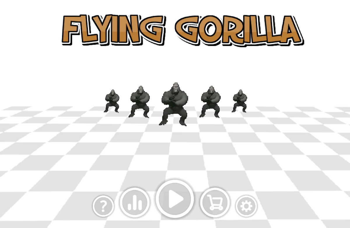 Play Flying Gorilla 3D — free online Animal game