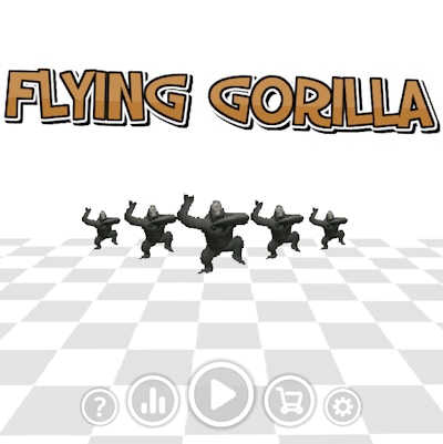 Flying Gorilla 3D By Gamepix