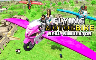 Flying Motorbike Real Simulator game cover