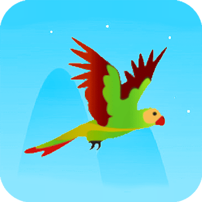 Flying Parrot By Gamepix