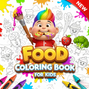 Food Coloring Book for Kids Thumbnail