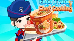 Food Truck Chef Cooking