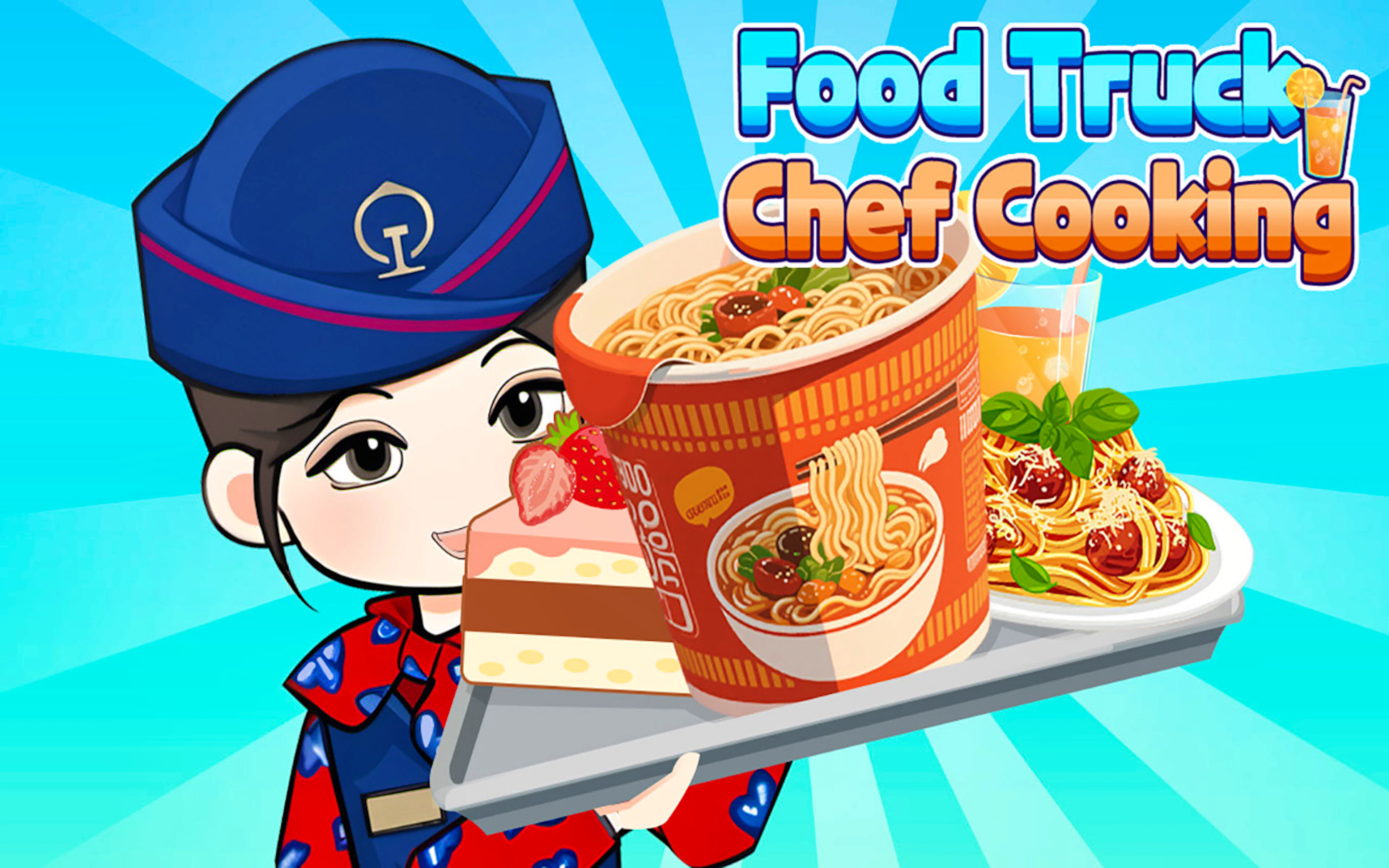 Food Truck Chef Cooking