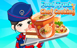 Food Truck Chef Cooking