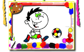 Football Coloring Time game cover