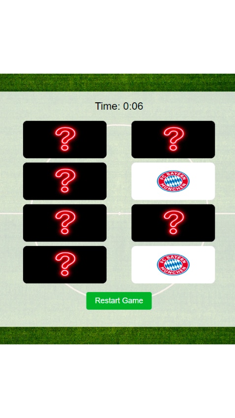 Football Match Memory