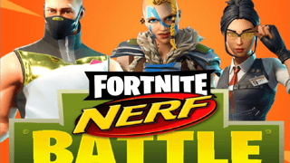 Fortnite Nerf Battle game cover