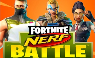 Fortnite Nerf Battle game cover