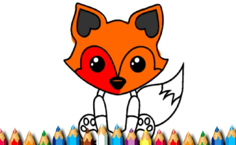 How to Draw a Fox for Kids | Learn to Draw | Fox Line Draw… | Flickr