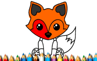 Fox Coloring Book