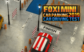 Foxi Mini Car Parking 2019 Car Driving Test game cover