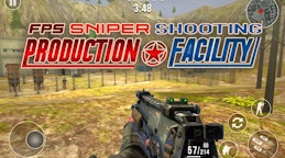 FPS Sniper Shooting: Production Facility